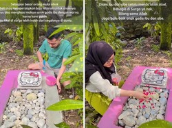 Ortu di Padang Cat Kuburan Anak dengan Gambar Hello Kitty, Ini Alasannya