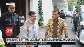 VIDEO: Prabowo Bertemu JK Sesaat Sebelum Undangan Jokowi