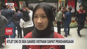 VIDEO: Atlet DKI di Sea Games Vietnam Dapat Penghargaan