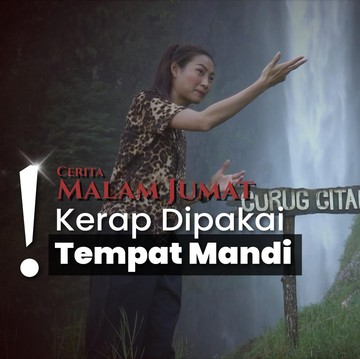 Datangi Curug Citambur, Jesslyn Liem Disambut 3 Sosok Besar Misterius
