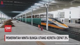 VIDEO: Pemerintah Minta Bunga Utang Kereta Cepat 3%