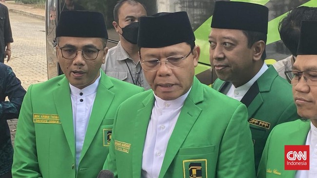 Saya Siap Jalankan Amanah Muhammad Mardiono buka suara usai terpilih secara aklamasi sebagai Ketua Umum PPP pada Muktamar X PPP di Ancol, Jakarta Utara, Sabtu (27/9).