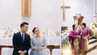 <p>Prosesi adat Batak Martumpol sendiri merupakan salah satu tahapan yang wajib dilakukan dalam prosesi perkawinan adat Batak beragama Kristen. Dalam acara ini, dilakukan perjanjian untuk melakukan pernikahan di hadapan pendeta gereja dan para jamaat. (Foto: Instagram: @jscmila)</p>