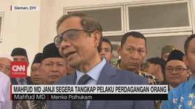 VIDEO: Mahfud MD Janji Segera Tangkap Pelaku Perdagangan Orang