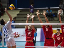 Kejuaraan Voli Asia 2023: Kalahkan Bahrain, Indonesia Juara Grup F