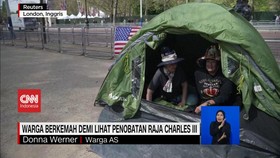 VIDEO: Warga Berkemah Demi Lihat Penobatan Raja Charles III