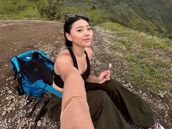 Wendy Walters Tak Sangka Bisa Lakukan Ini Saat Daki Gunung