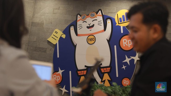 Ilustrasi PT Bank Neo Commerce (BBYB). ( CNBC Indonesia/Muhammad Sabki)