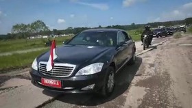 Istana Tepis Viral Ban Mobil Jokowi Bocor di Jawa Tengah