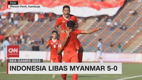 VIDEO: Indonesia Libas Myanmar 5-0