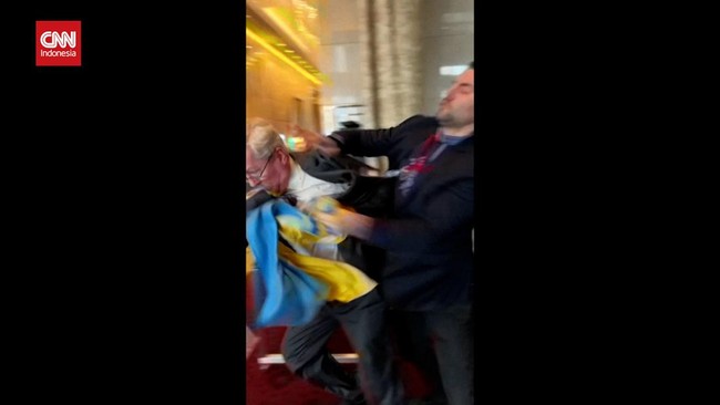 Perkelahian pecah antara delegasi Ukraina vs Rusia pada pertemuan puncak di Turki pada Kamis (5/5).