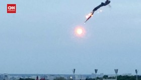 VIDEO: Detik-detik Drone Ditembak Jatuh di Kyiv Ukraina