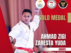 SEA Games 2023: Ahmad Zigi Sumbang Emas Pertama dari Karate