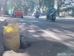 Pengakuan Pemprov Sulsel Repot gegara Penutup Drainase Jl Hertasning Dicuri