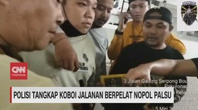 VIDEO: Polisi Tangkap Koboi Jalanan Berpleat Nopol Palsu