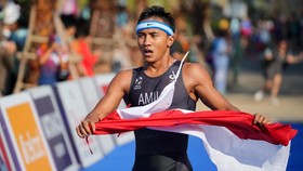 Rashif Rebut Emas Pertama Indonesia di SEA Games 2023