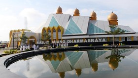 Diresmikan Januari, Masjid Agung Rp802 M di Dharmasraya Sempat Bocor