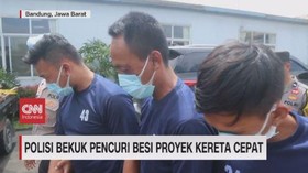 VIDEO: Polisi Bekuk Pencuri Besi Proyek Kereta Cepat