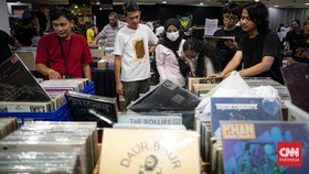 FOTO: Berburu Kaset dan Vinyl di Record Store Day Indonesia