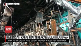 VIDEO: Investigasi Kapal Feri Terbakar Mulai Dilakukan