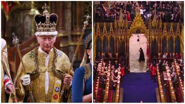 Benarkah Ada Sosok Malaikat Pencabut Nyawa di Acara Penobatan Raja Charles III?