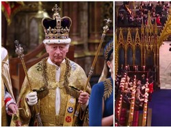 Benarkah Ada Sosok Malaikat Pencabut Nyawa di Acara Penobatan Raja Charles III?
