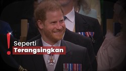 Hadir Penobatan, Pangeran Harry Nihil Interaksi-Tak Tampil di Balkon Istana