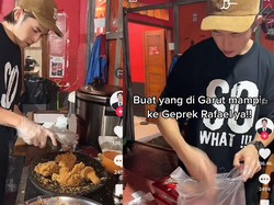 Rafael Tan SM*SH Jualan Ayam Geprek di Garut, Laris Manis!