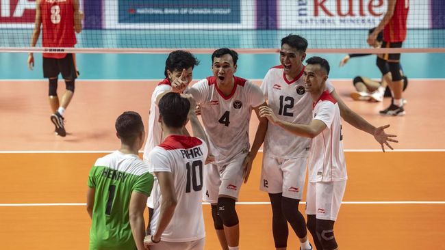 Dio dan Fahry Absen Saat Indonesia vs Australia di AVC Challenge Cup