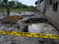 Penampakan Semburan Lumpur Muncul di Ponpes Kalbar, DLH Turun Tangan