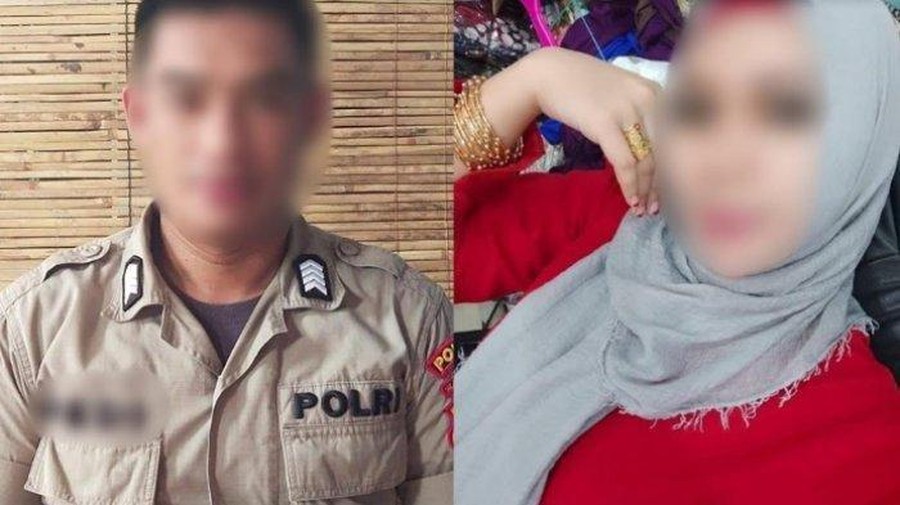 Bripka Dedi Musari Foto Dedi Musari dan istri orang yang digerebek di kamar hotel