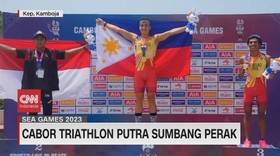 VIDEO: Cabor Triathlon Putra Sumbang Perak
