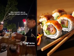 Food Vlogger Ini Kena Tegur karena Makan Sushi pakai Tangan