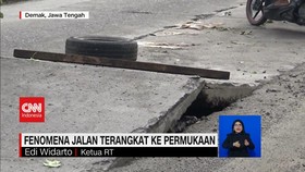 VIDEO: Fenomena Jalan Terangkat ke Permukaan