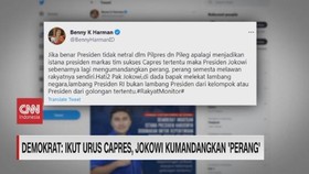 VIDEO: Demokrat: Ikut Urus Capres, Jokowi Kumandangkan 'Perang'