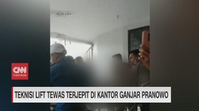 VIDEO: Teknisi Lift Tewas Kejepit Lift Kantor Ganjar Pranowo