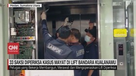 VIDEO: 33 Saksi Diperiksa Kasus Mayat di Lift Bandara Kualanamu