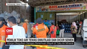 VIDEO: Pemilik Toko Air Tewas Dimutilasi dan Dicor Semen