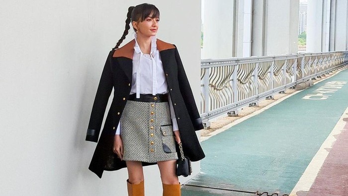 Simak Gaya Modis Raline Shah yang Hadir ke Acara Louis Vuitton di Korea Selatan