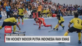 VIDEO: Tim Hoki Indoor Putra Indonesia Raih Emas