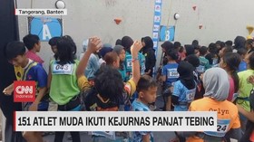 VIDEO: 151 Atlet Muda Ikuti Kejurnas Panjat Tebing