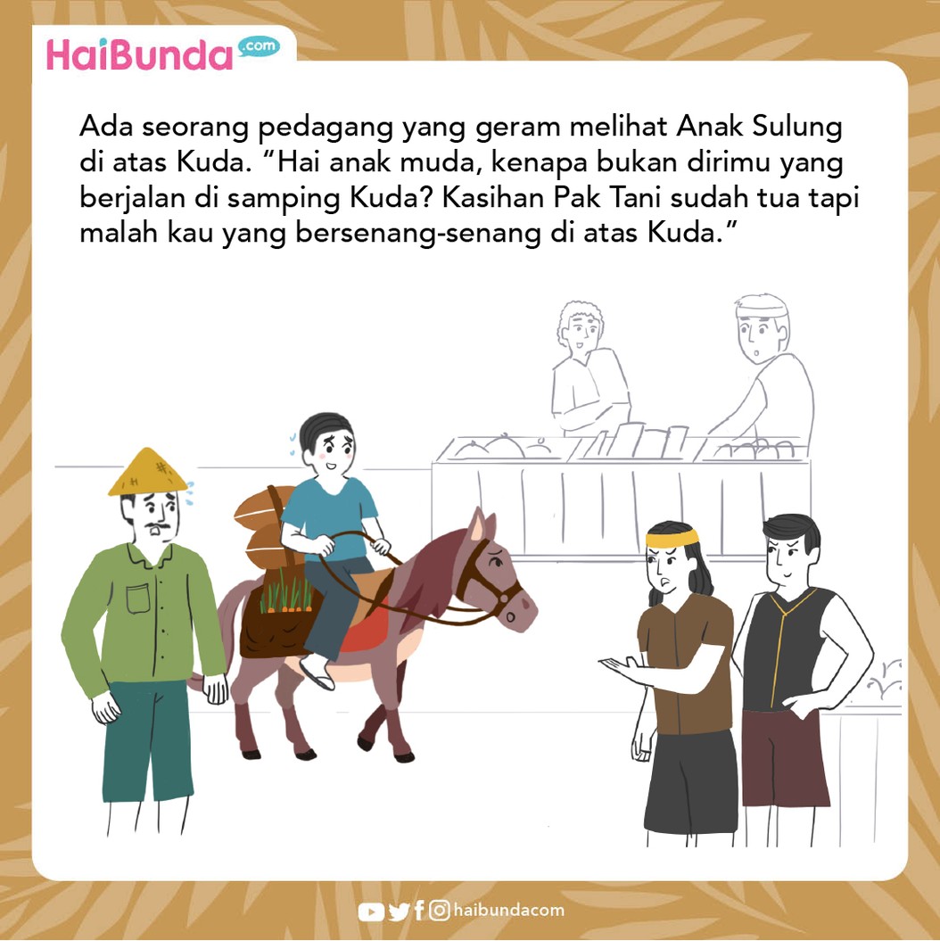 Cerita Fabel: Kuda Jadi Serba Salah