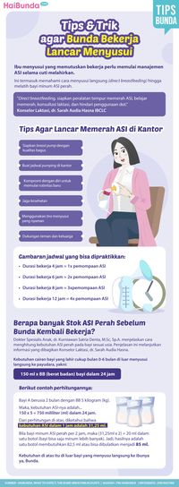 Tips & Trik Agar Bunda Bekerja Lancar Menyusui