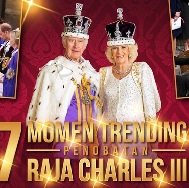 Infografis: 7 Momen Trending Penobatan Raja Charles III