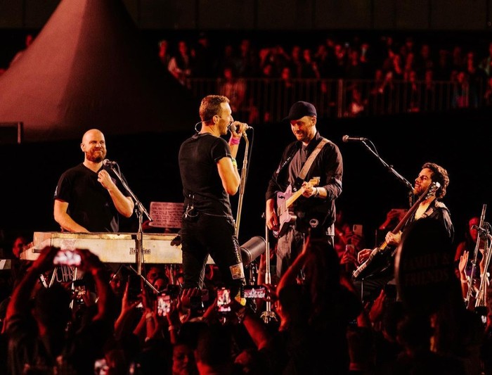 Konser Coldplay/ foto: Instagram/ coldplay