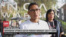 VIDEO: Menparekraf Optimis Sektor Parekraf Meningkat Usai KTT ASEAN
