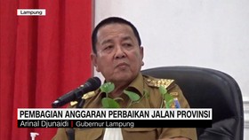 VIDEO: Pembagian Anggaran Perbaikan Jalan Provinsi Lampung