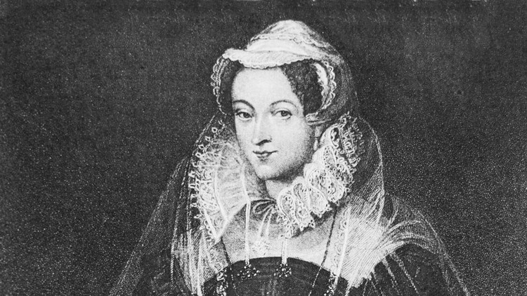 Here we see an illustration of Mary Queen of Scots, whilst in captivity.  She ruled as Queen of Scotland between 1542 to 1567.  This is an Illustration excerpt from ‘A Child’s History of Scotland’ by Margaret Oliphant.  First published in 1895, it contains the Children’s study of history of Scottish Royalty, Kings, Queens and battles.