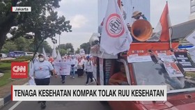 VIDEO: Tenaga Kesehatan Kompak Tolak RUU Kesehatan