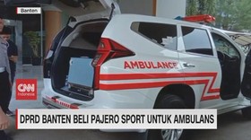 VIDEO: DPRD Banten Beli Pajero Sport Untuk Ambulans
